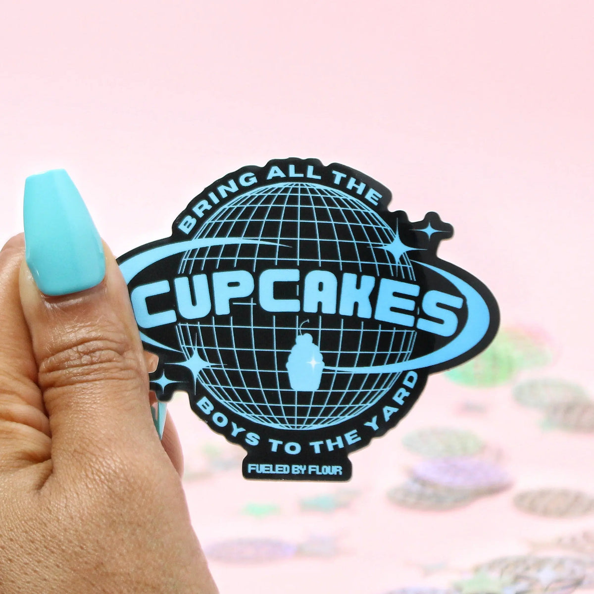 Boys To The Yard | Waterproof Die-Cut Vinyl Sticker Fueled by Flour