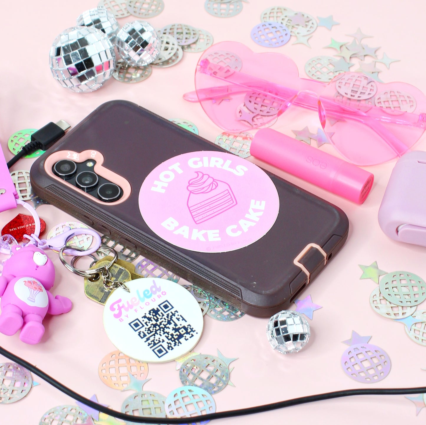 Hot Girls Bake Cake | Waterproof Vinyl Sticker