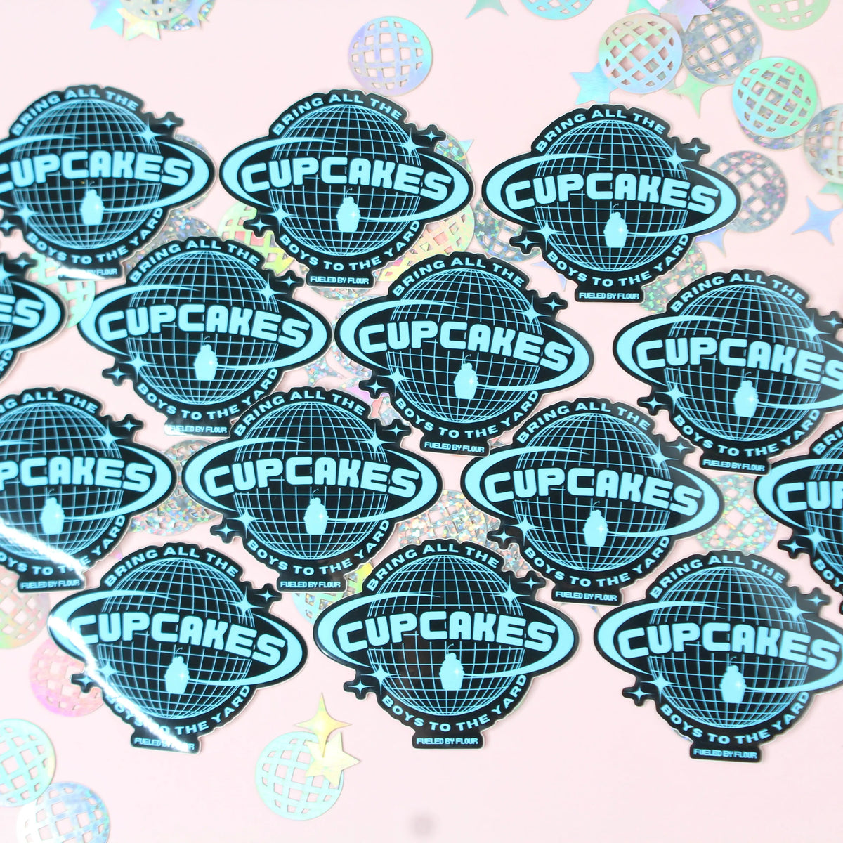 Boys To The Yard | Waterproof Die-Cut Vinyl Sticker Fueled by Flour