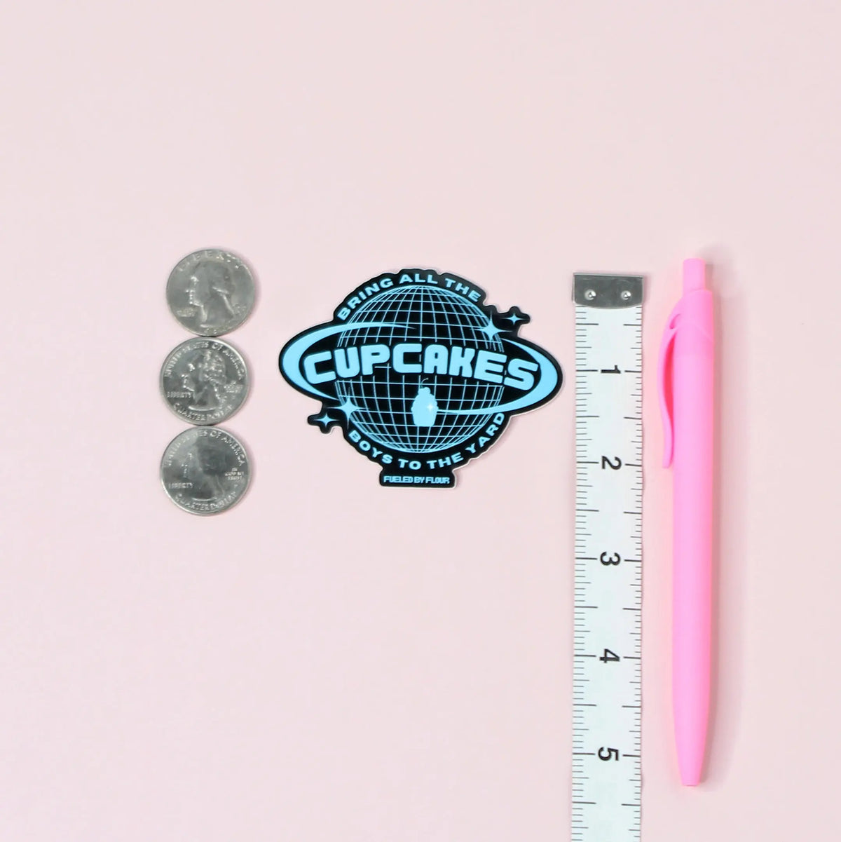 Boys To The Yard | Waterproof Die-Cut Vinyl Sticker Fueled by Flour