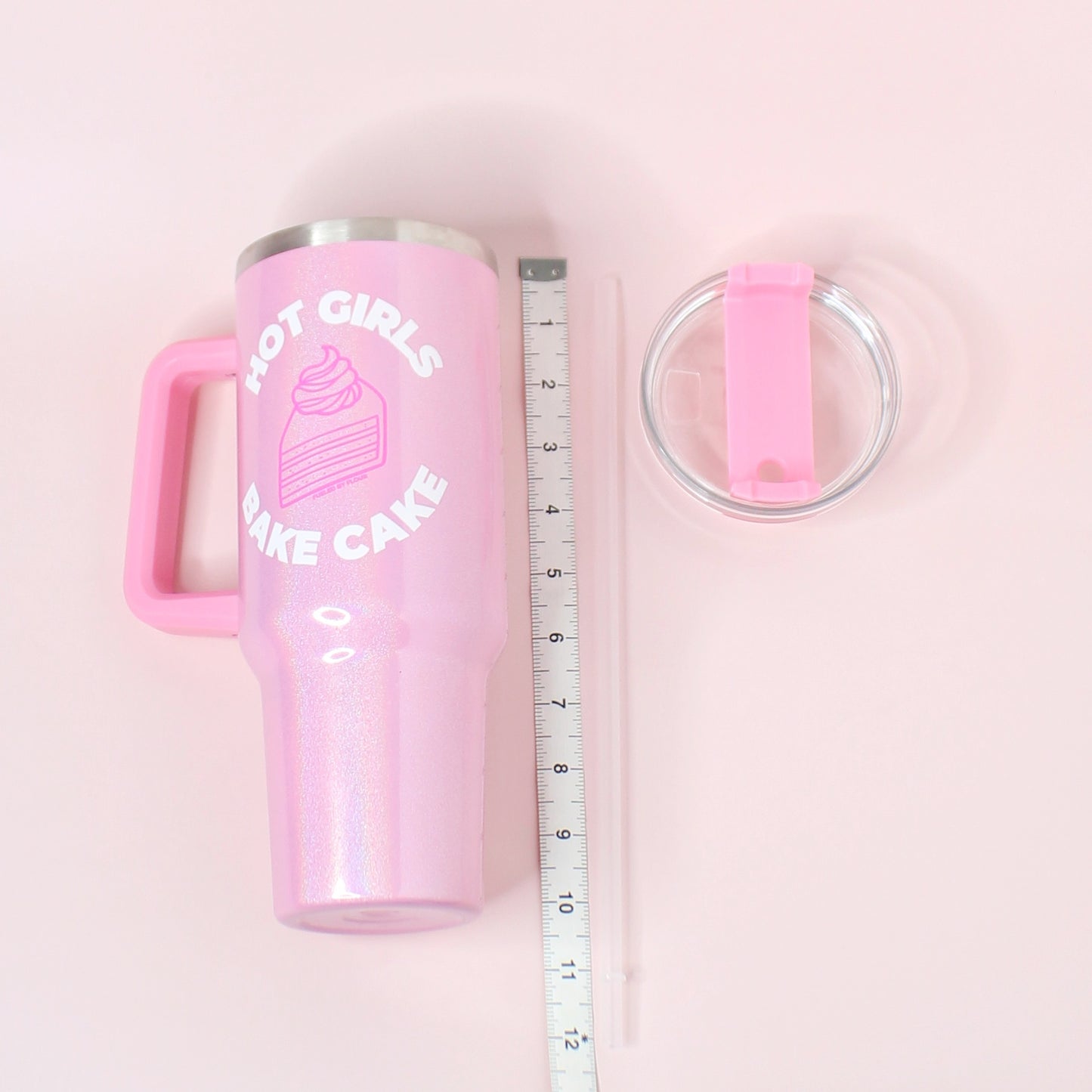 Hot Girls Bake | 40oz Handled Shimmer Tumbler