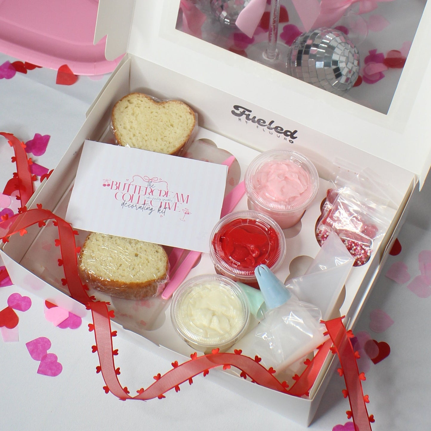 DIY Heart Bento Cake Decorating Kit | Valentine’s Activity Dessert