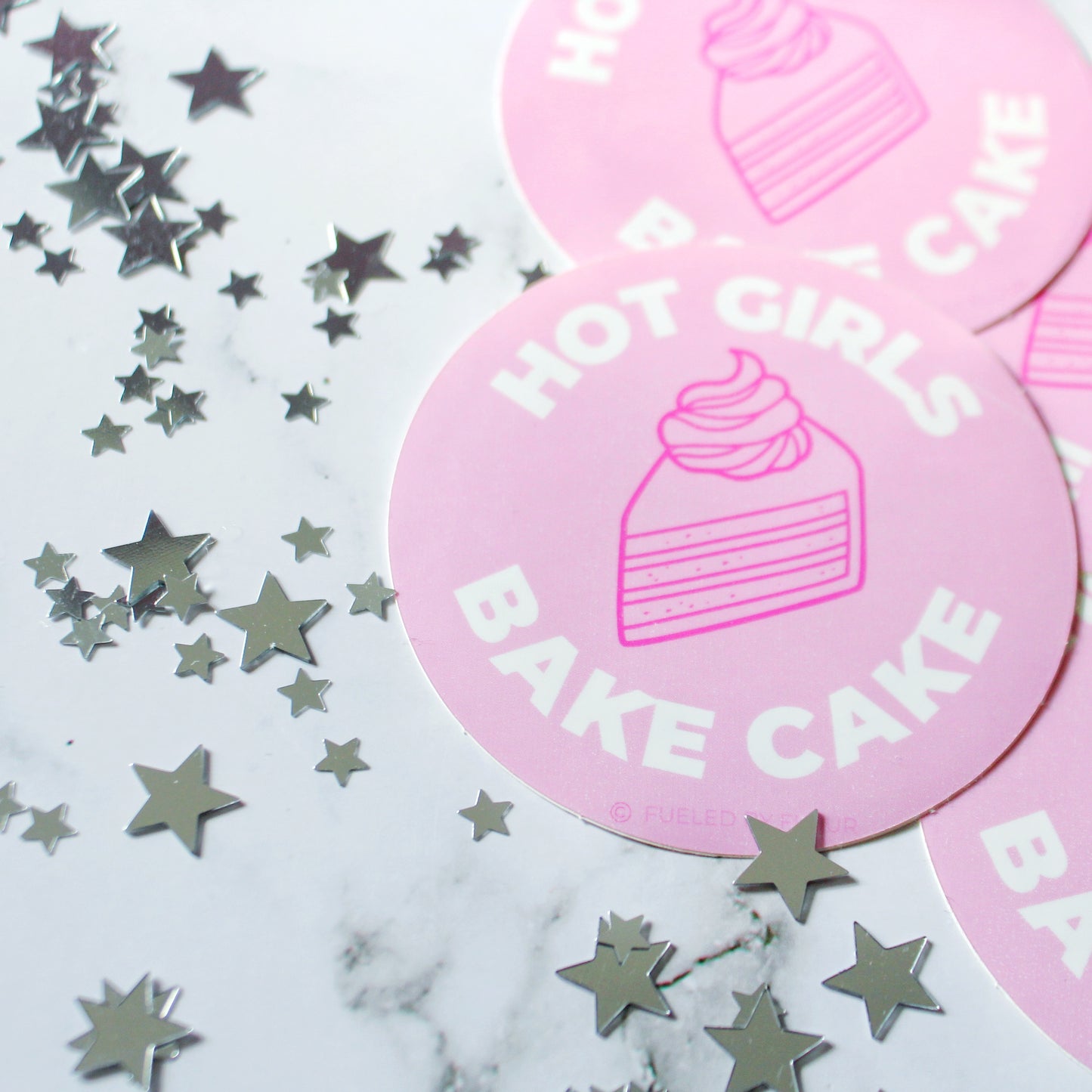 Hot Girls Bake Vinyl Sticker