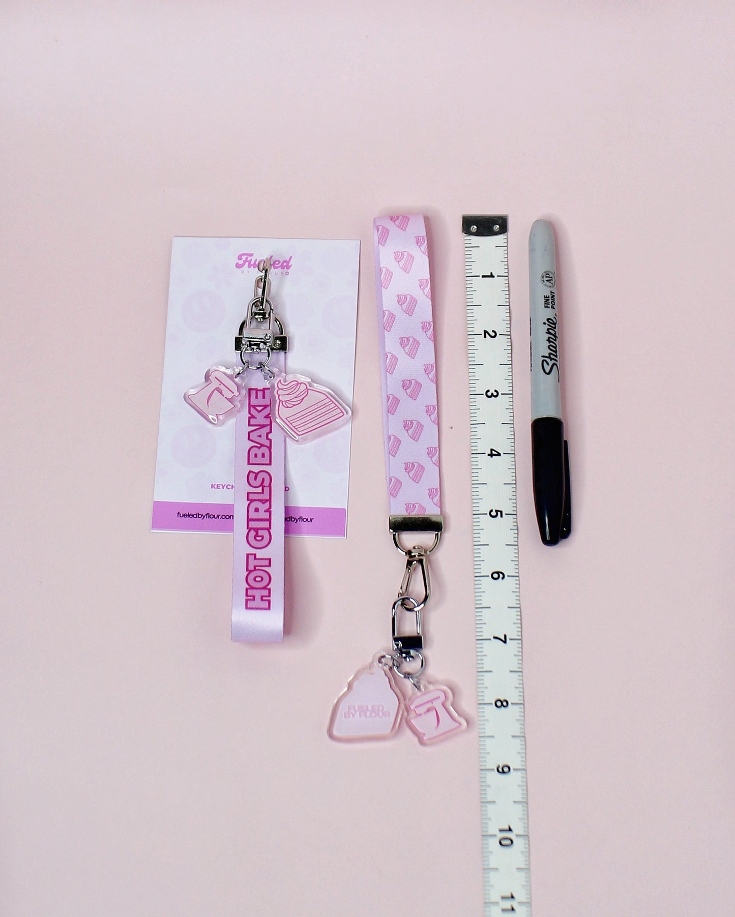 Hot Girls Bake Wristlet Lanyard