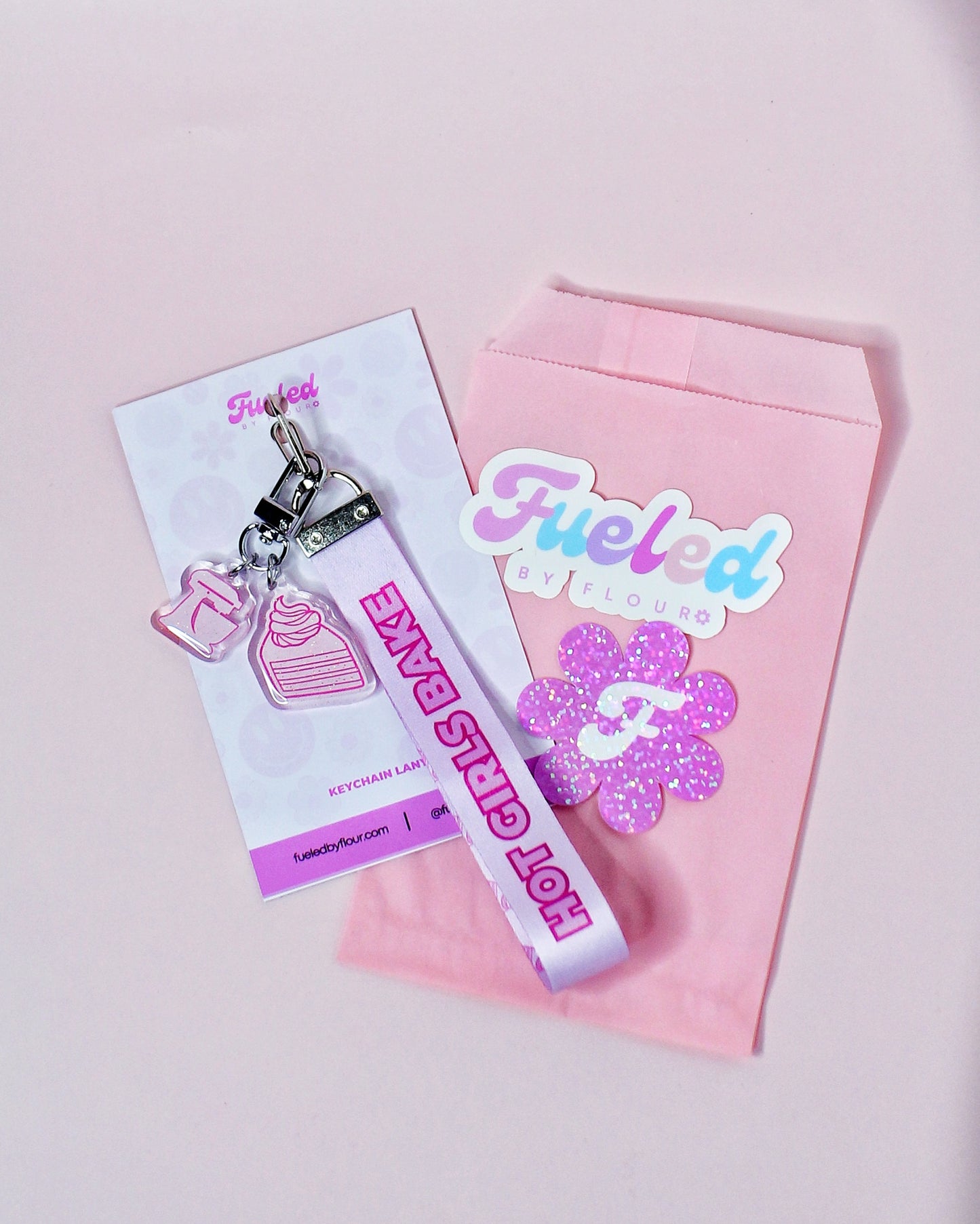 Hot Girls Bake Wristlet Lanyard