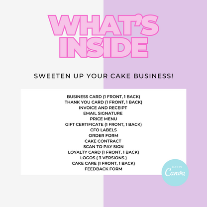 Cake Business Branding Kit