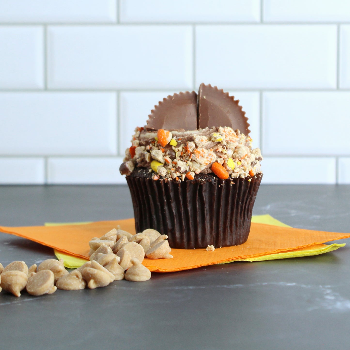 Cupcakes de taza de mantequilla de maní